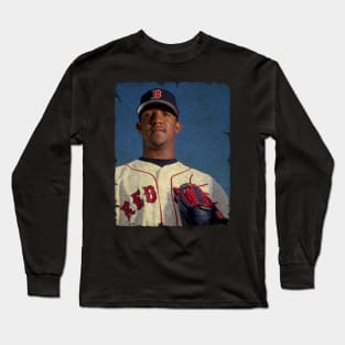 Pedro Martinez in Boston Red Sox Long Sleeve T-Shirt